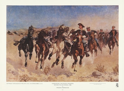Framed Dismounted: The Fourth Troopers Print