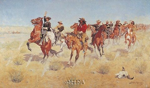 Framed Halt-Dismount Print