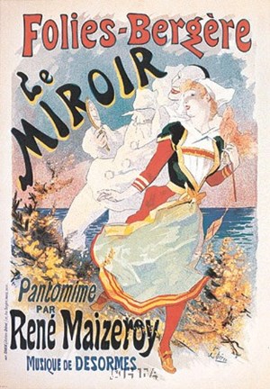 Framed Le Miroir Print