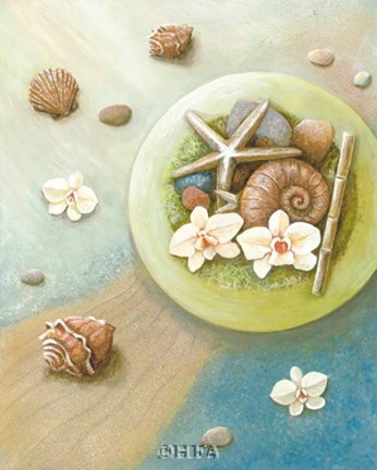 Framed Zen Contentment II Print