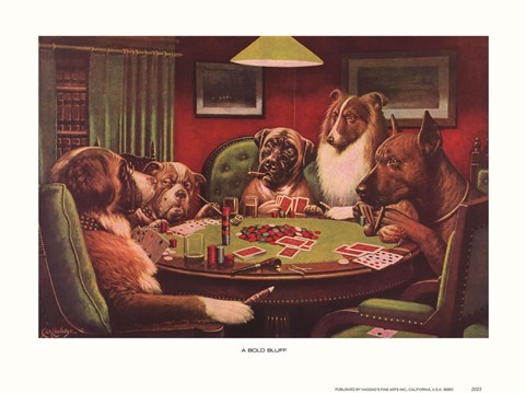 Framed Bold Bluff Print