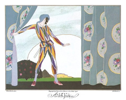 Framed Arlequin Print