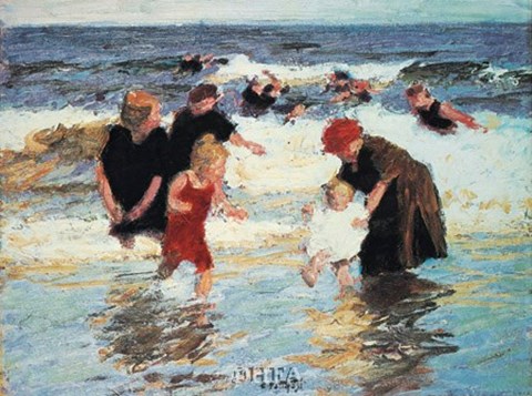 Framed Bathers Print