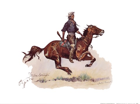 Framed Crow Scout Print