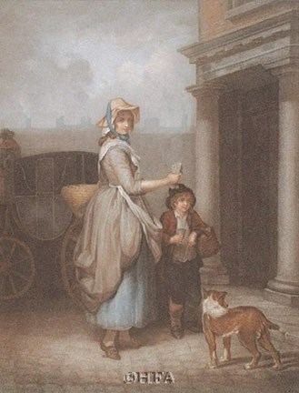 Framed Cries of London PL4 Print