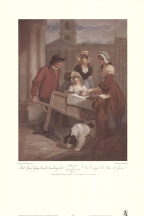 Framed Cries of London PL12 Print