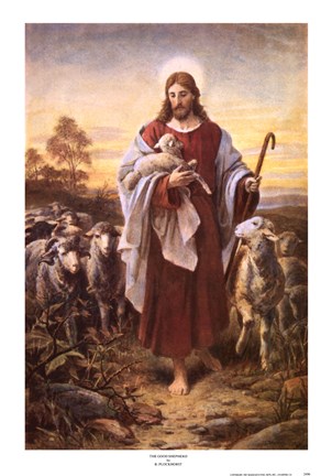 Framed Good Shepherd Print