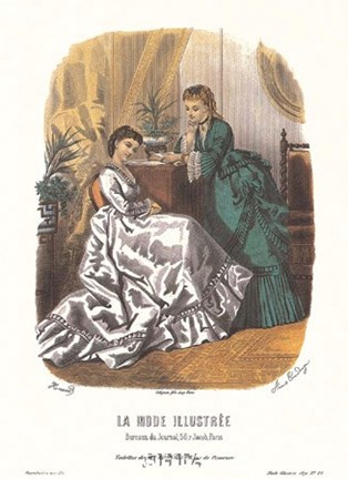 Framed La Mode Illustree Print