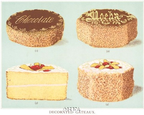 Framed Decorated Gateaux-Chocolate Print