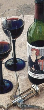 Framed Mademoiselle's Cabernet Print