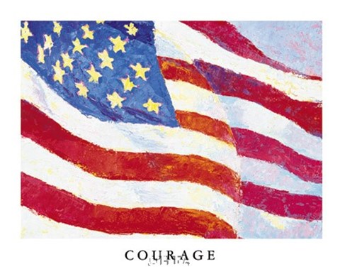 Framed Courage Print