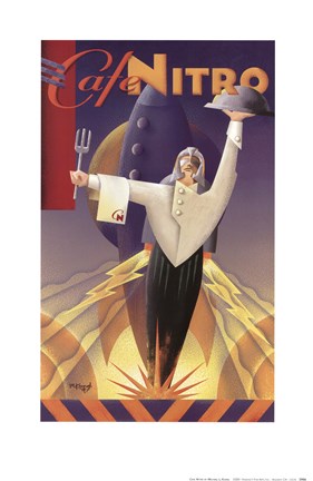 Framed Cafe Nitro Print