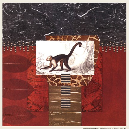 Framed Savannah Monkey Print