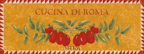 Framed Cucina di Roma Print
