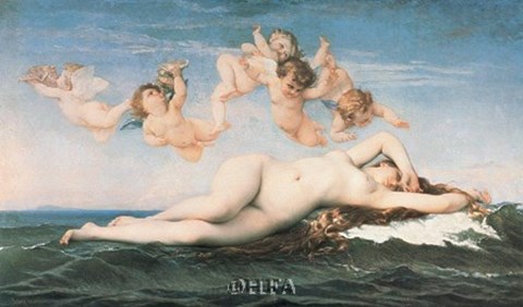 Framed La Naissance de Venus Print