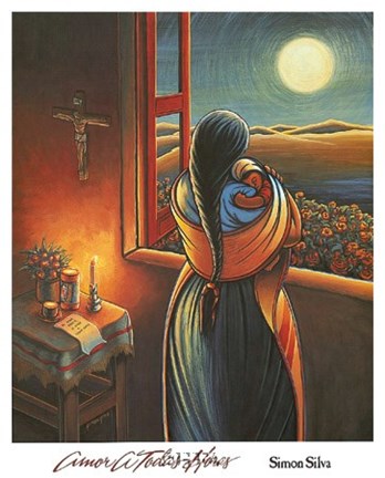 Framed Amor A Todas Horas Print