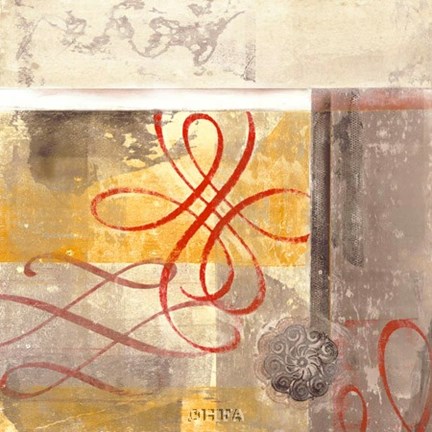 Framed Arabesque V Print