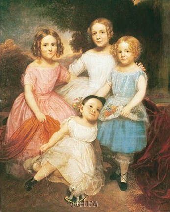 Framed Adrian Baucker Holmes Children Print