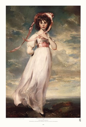 Framed Pinkie (Sarah Barrett Moulton) Print