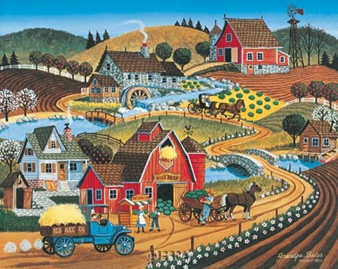 Framed Melon Time Print