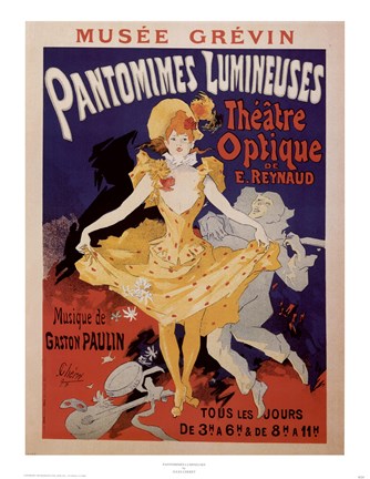 Framed Pantomimes Lumineuses Print