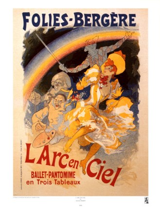 Framed L'Arc en Ciel Print