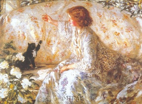 Framed Hydrangeas Print