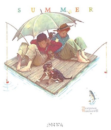 Framed Fisherman's Paradise Print