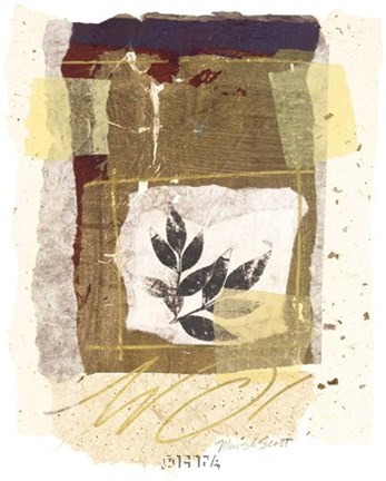 Framed Leaf Study III Print