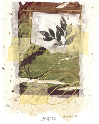 Framed Leaf Study IV Print