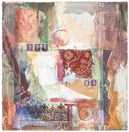 Framed Garden Pattern Print