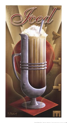 Framed Iced Latte Print