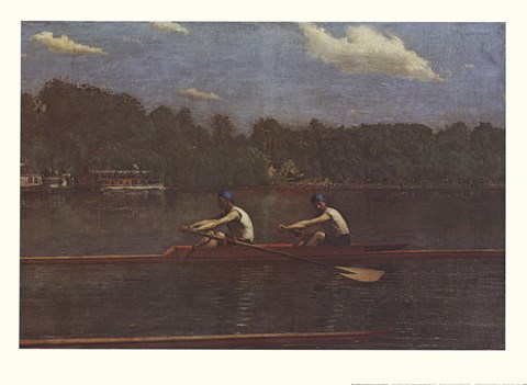 Framed Biglin Brothers Racing Print