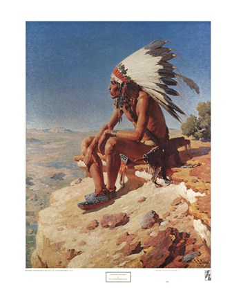 Framed Master of His Domain Print