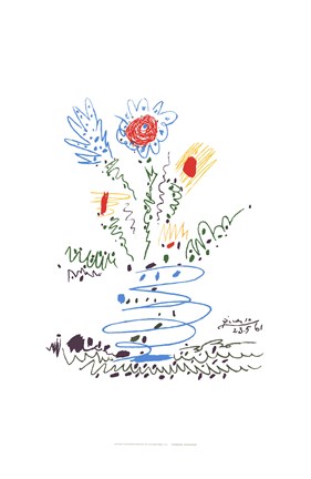 Framed Summer Bouquet Print