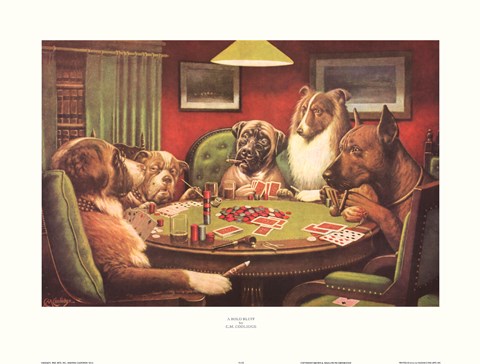 Framed Bold Bluff Print