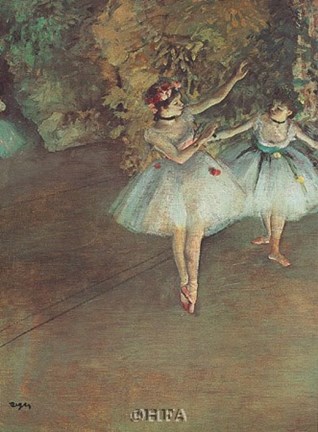 Framed Two Dancers Print