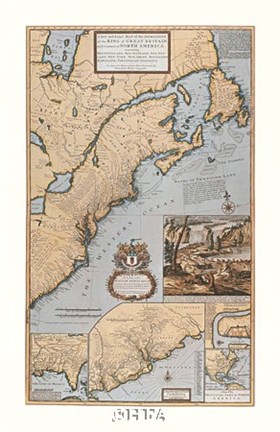 Framed Dominions/North America Print