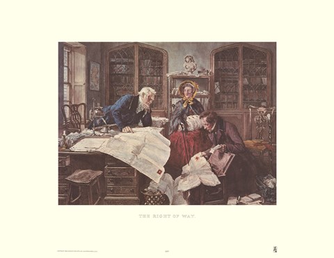 Framed Right of Way Print