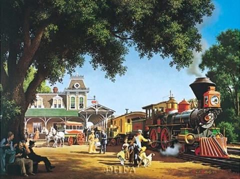 Framed In Days Gone By Print