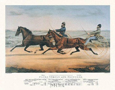 Framed Flora Temple and Princess Print