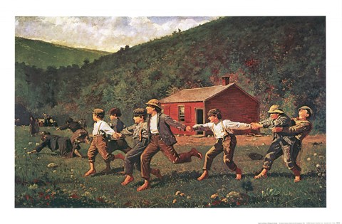 Framed Snap the Whip Print