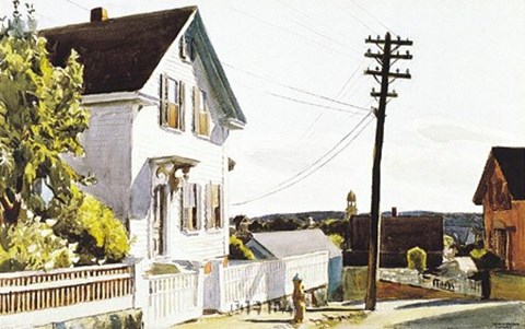 Framed Adam's House Print