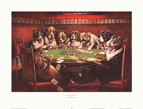 Framed Poker Sympathy Print