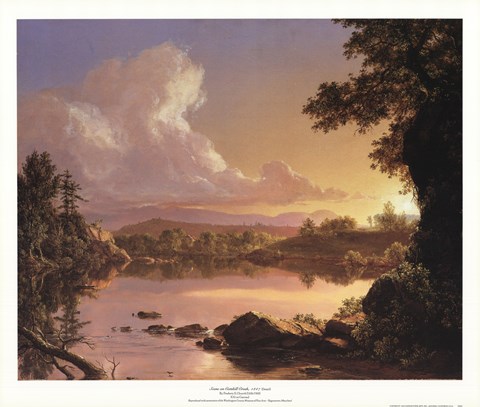 Framed Scene on Catskill Creek Print