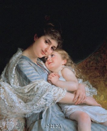 Framed Maternal Affection Print