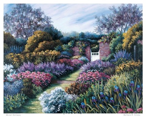 Framed Dorset Gateway Print