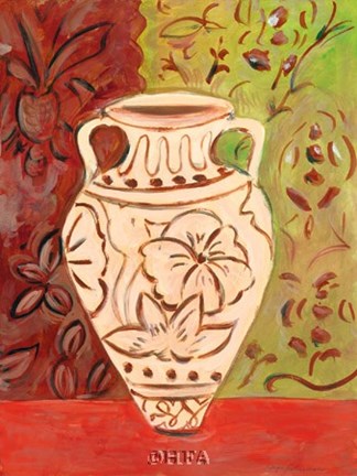 Framed Lotus Pot II Print