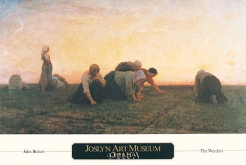 Framed Weeders, 1860 Print