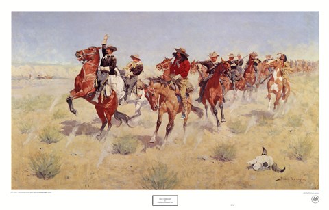 Framed Halt-Dismount Print